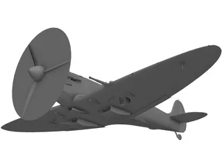 Supermarine Spitfire 3D Model