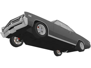 Chevrolet Chevelle SS (1967) 3D Model