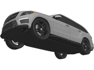 Mercedes-Benz GL 63 AMG (2012) 3D Model