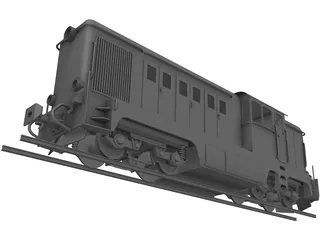Romanian Narrow Gauge Diesel Locomotive 3D Model