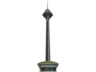 Tehran Milad Tower 3D Model