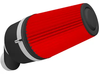 Marine Cone Air Filter 3D Model