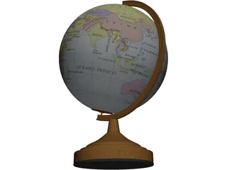 Globe 3D Model