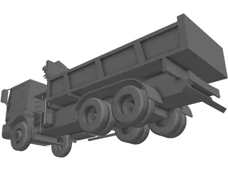 Dump Truck 3D Model