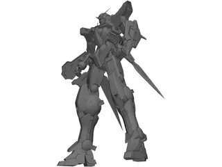 Gundam EXIA 3D Model