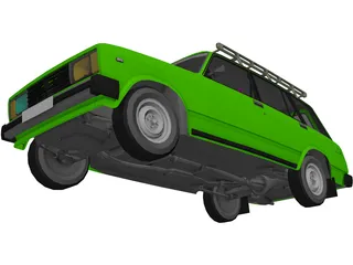 VAZ 2104 3D Model