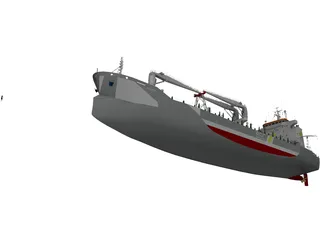 Rosaria Cement Ship 3D Model