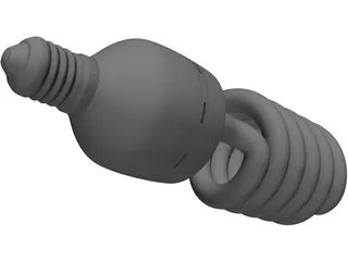 Lightbulb CFL 3D Model