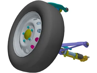 Suspension Front Off-Road 3D Model