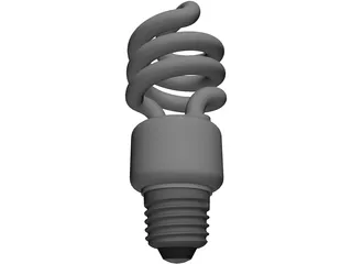 CFL Bulb 3D Model