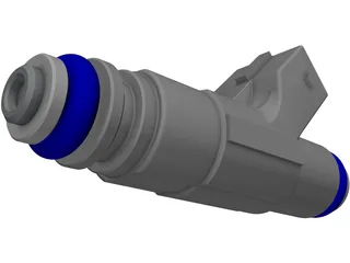 Bosch Fuel Injector 3D Model