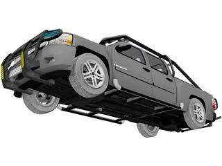 Chevrolet Silverado Crewcab (2007) 3D Model