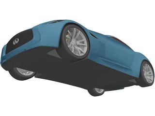 Infiniti Essence Concept (2009) 3D Model