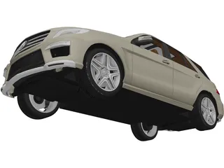 Mercedes-Benz ML63 AMG (2012) 3D Model