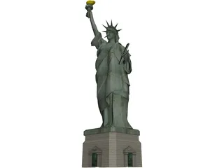 Statue of Liberty USA 3D Model