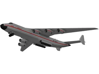 Antonov An 225 Airplane 3D Model