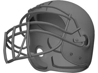 Football Helmet 3D Model