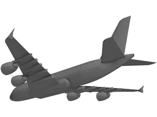 Airbus a380 3D Model