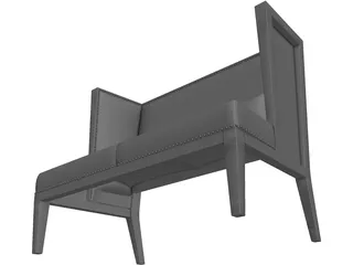 Jovello Loveseat 3D Model