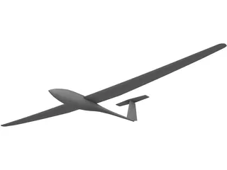 DG300 Glider 3D Model