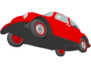 Volkswagen Super Beetle 3D Model