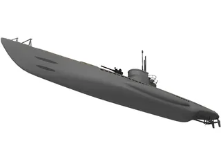 U-Boat Generic 3D Model