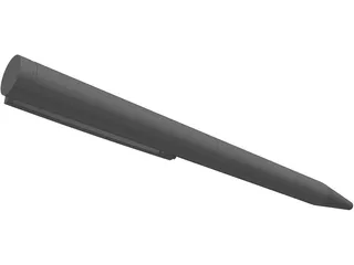 Slim Line Pen 3D Model