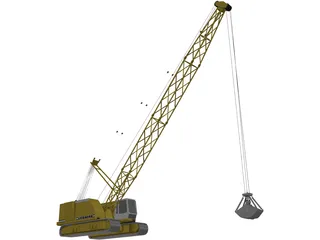 Liebherr Seilbagger 3D Model