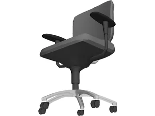 Chair Tria Secretary 3D Model