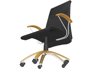 Chair Oxford Secretary 3D Model