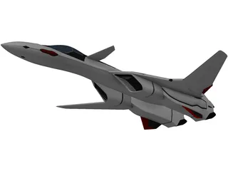 YF-19 Excalibur 3D Model