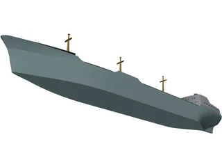 Cargo Ship 3D Model