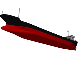 Cargo Ship 3D Model