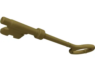 Skeleton Key 3D Model