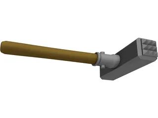 Masonry Hammer 3D Model