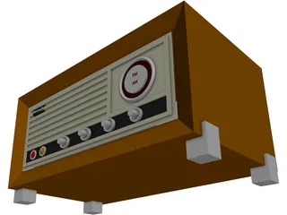 Old Radio 3D Model