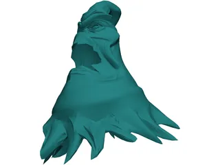 Ghost Head 3D Model