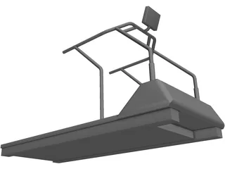 Treadmill 3D Model