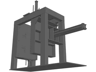 Mold Press 3D Model