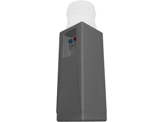 Office Water Cooler 3D Model