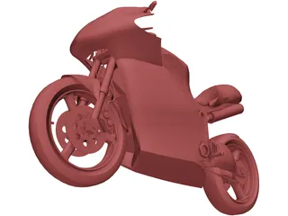 Motorcycle Sport 3D Model