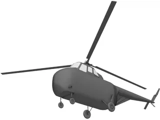 Sikorsky H-19 Chickasaw 3D Model
