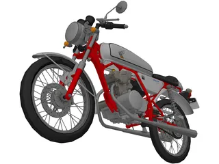 Honda Dream 50 3D Model