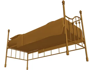 Bed Iron 3D Model