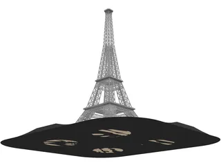 Eiffel Tower 3D Model