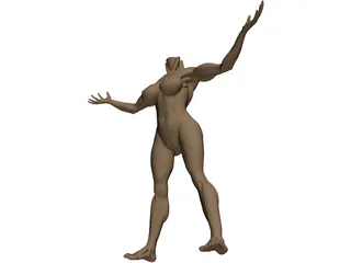 Body Female 3D Model