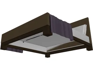 Bed Double 3D Model