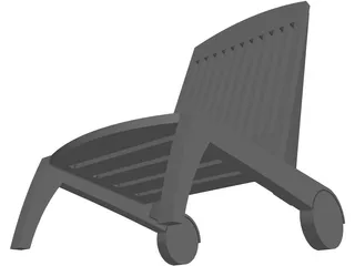 Swimming Pool Chair 3D Model