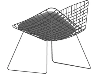 Chair Bertoia 3D Model