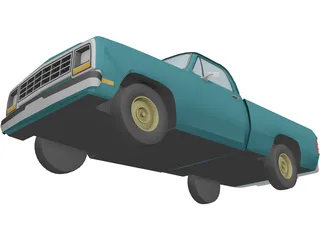 Dodge Ram (1984) 3D Model